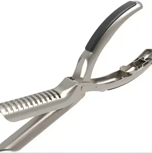 BBQ Rib, Rib Membrane Remover Stainless SteelTool Kit, with Arc Clamp & Non-Slip GripErgonomic Design for Easy Membrane Removal,Dishwasher Safe BBQ Accessories (1 PC)