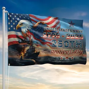 United States 250th Anniversary Flag 1774–2025, Patriotic American Heritage Banner, Historical Style Outdoor Decor, USA Garden Yard Flag