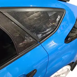 Ford Focus Carbon Fiber Rear Window Covers - Simple Mod, Easy Install