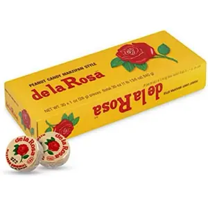 Mazapan Peanut Candy 30 Pieces - Original Marzipan Style - Snack Bonbon Sweet joy Mazapan Peanut Candy 30 Pieces - Original Marzipan Style - Snack Bonbon Sweet joy