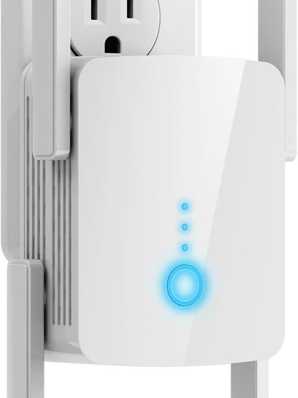 WLM Fastest WiFi Extender Signal Booster for Home - Up to 9000 sq. ft Coverage, Easy Set Up, Ethernet Port, Long Range, Ultra-Stable Router Internet Booster