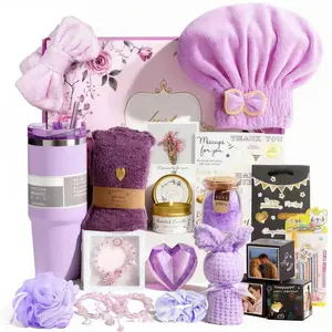 Mother's Day Gift Birthday Mothers Day Gifts for Mom, 21PCS DIY Photo Pop Up Box Get Well Soon Gifts Baskets for Women, Spa Care Package After Surgery Feel Better Inspirational Birthday Gift for Women Wife Grandma