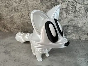 3D Printed Articulated Arctic Fox | Fun Fidget Toy | Cute Animal Figure