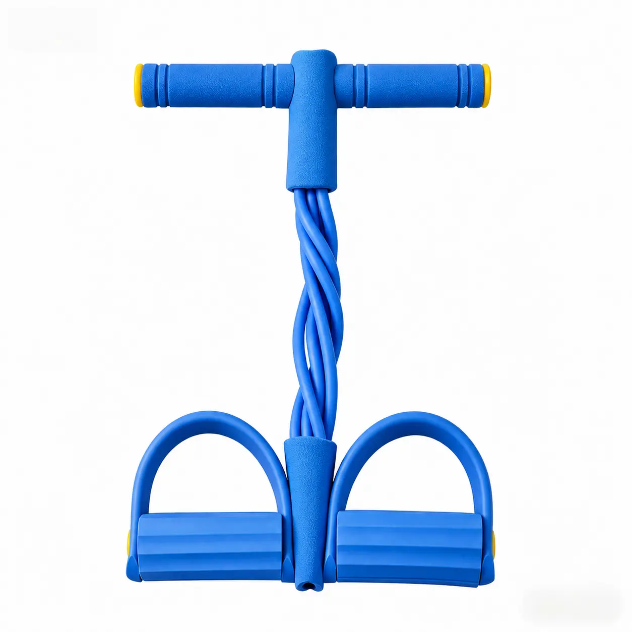 Pedal Resistance Band Exercise Equipment - Home Fitness Pull Rope with Foam Handles for Full Body Workout