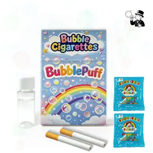 Bubble Maker Kit - Aesthetic Vintage Style Bubble Wand Set with Solution - Cute Summer Party Toy & Photo Prop