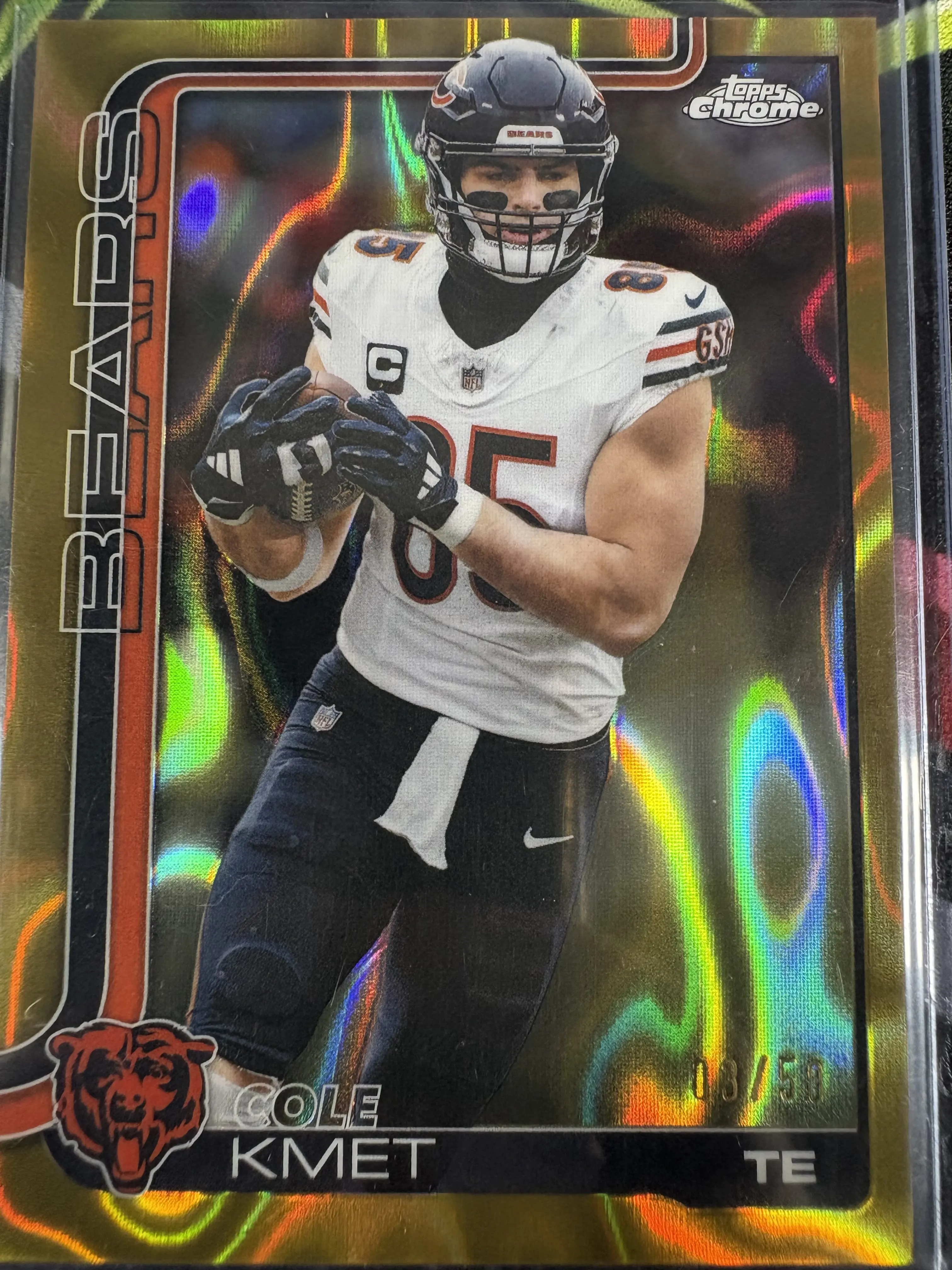 (1) Cole Kmet GOLD #3/50