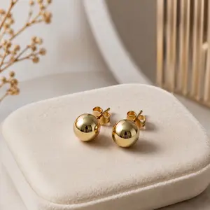 High quality 14k laminated earrings