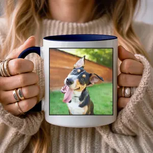 Personalized Photo Coffee Mug, Custom Mug Gift for Pets, Personalized Mug, Birthday Gift, Gifts for Dog Owners, Dog Loss Gifts