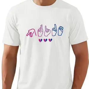 Bisexual Sign Language Shirt,Bisexual ASL Pride,LGBT Pride Shirt,Bisexual ASL Gift,Pride Month Shirt,Pride Ally Shirt,Bisexual Pride Shirt Sweatshirt TOP
