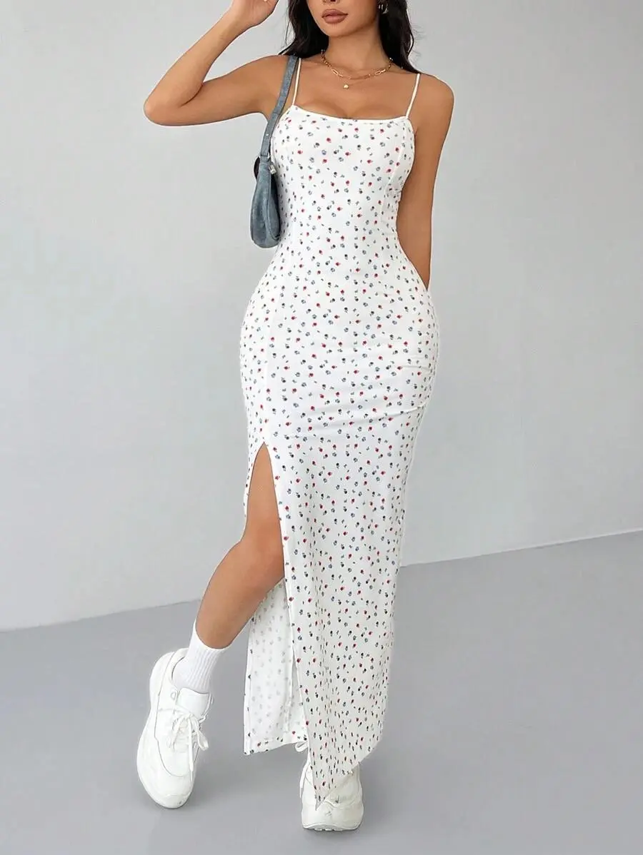 halter neck flowy maxi dress Lamia halterneck dress in pink
