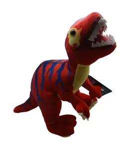 13" Red T-Rex Dinosaur Plush Stuffed Animal
