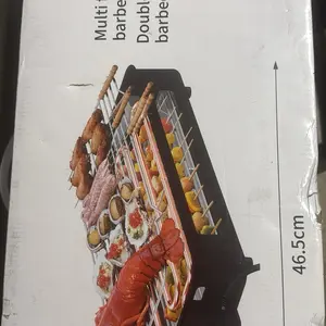 Parrilla/barbacoa multifuncional de doble nivel