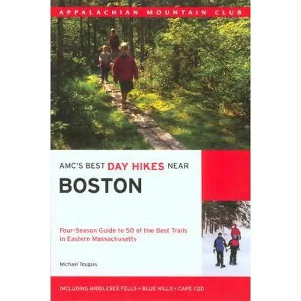 USED Book - AMC's Best Day Hikes Near Boston: Four-Season Guide to 50 of the Best Hikes In Eastern Massachsetts (AMC Nature Walks Series) by Mike Tougias (Paperback) - english