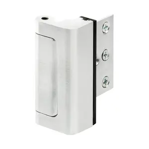 Prime-Line Brushed Chrome Jamb Entry Door Blocker - Chrome
