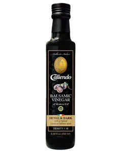 Caliendo Authentic Italian Balsamic Vinegar of Modena of IGP, 1.18 Density 8.5 Fl Oz Glass Bottle
