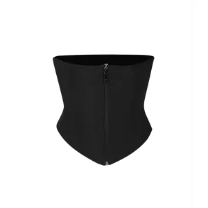 High Impact Latex-Free Short Waist Trainer Onyx