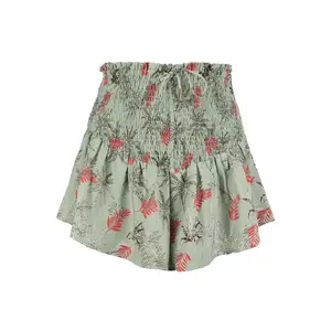 Smock Waist Flutter Skort