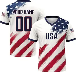 Custom USA Soccer Jersey 2026 Personalized Name Number Fan Shirt