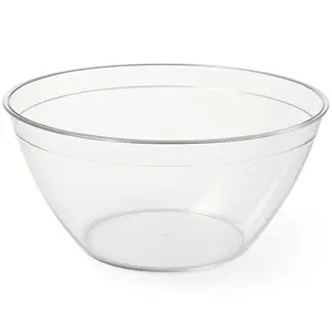 Clear 10-Quart Plastic Serving Bowl for All Occasions