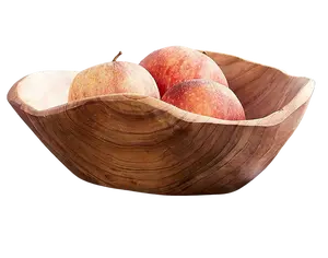 Hand Carved Root Wood Bowl: Rustic Salad, Fruit, or Decorative Bowl (6-8 inch)