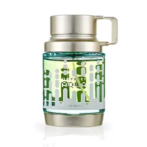 Armaf Odyssey Homme Aqua Edition for Men Eau de Parfum Spray 3.4 Oz/100ml Long Lasting Premium Fragrance in Decorative Green Glass Bottle with Gold Cap