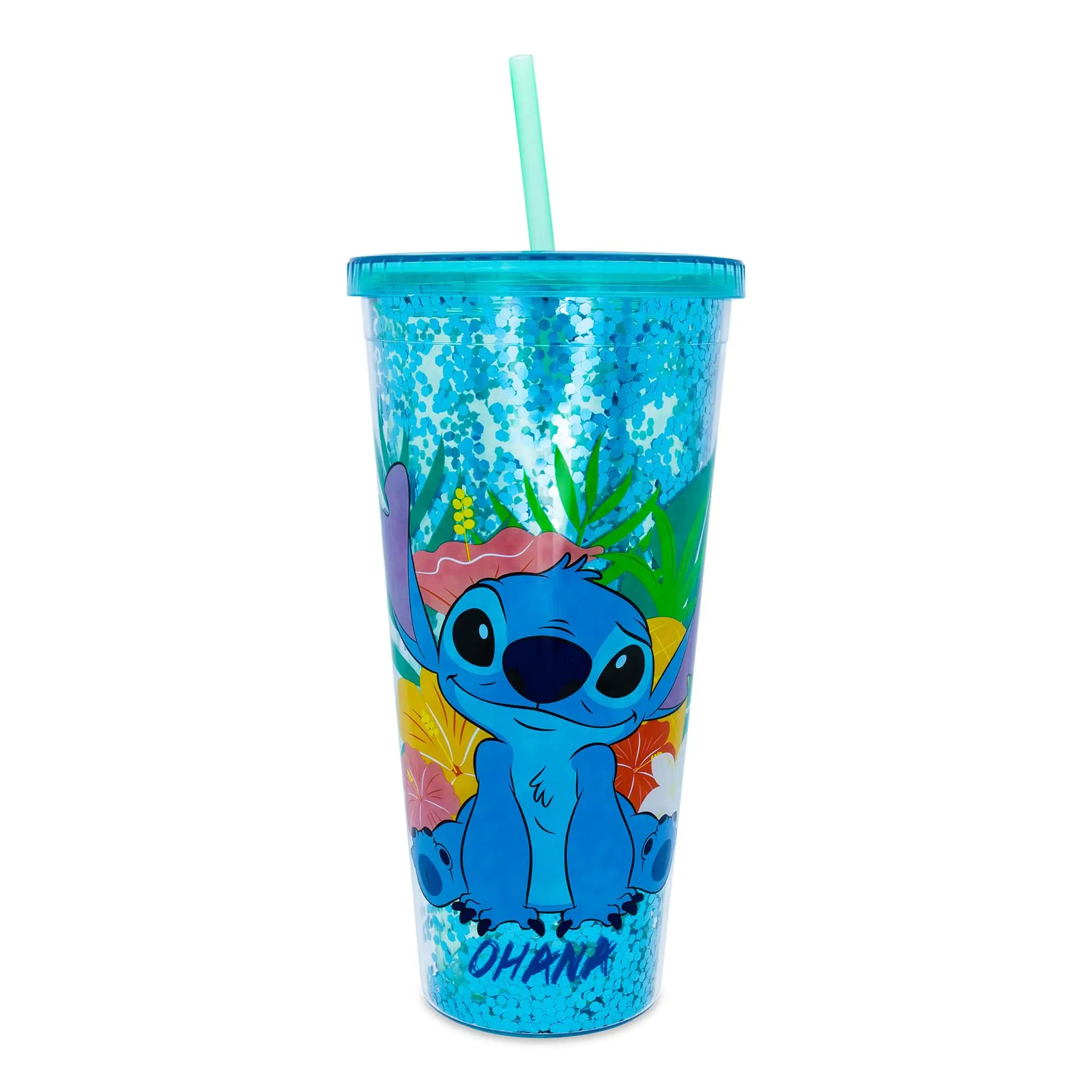 Disney Lilo & Stitch "Ohana" Carnival Cup with Lid and Straw | Holds 32 Ounces Disney Lilo & Stitch "Ohana" Carnival Cup with Lid and Straw | Holds 32 Ounces