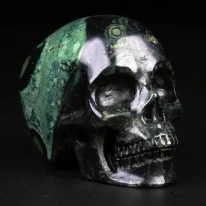 2.0 " Kambaba Jasper Carved Crystal Skull,Super Realistic, Crystal Healing