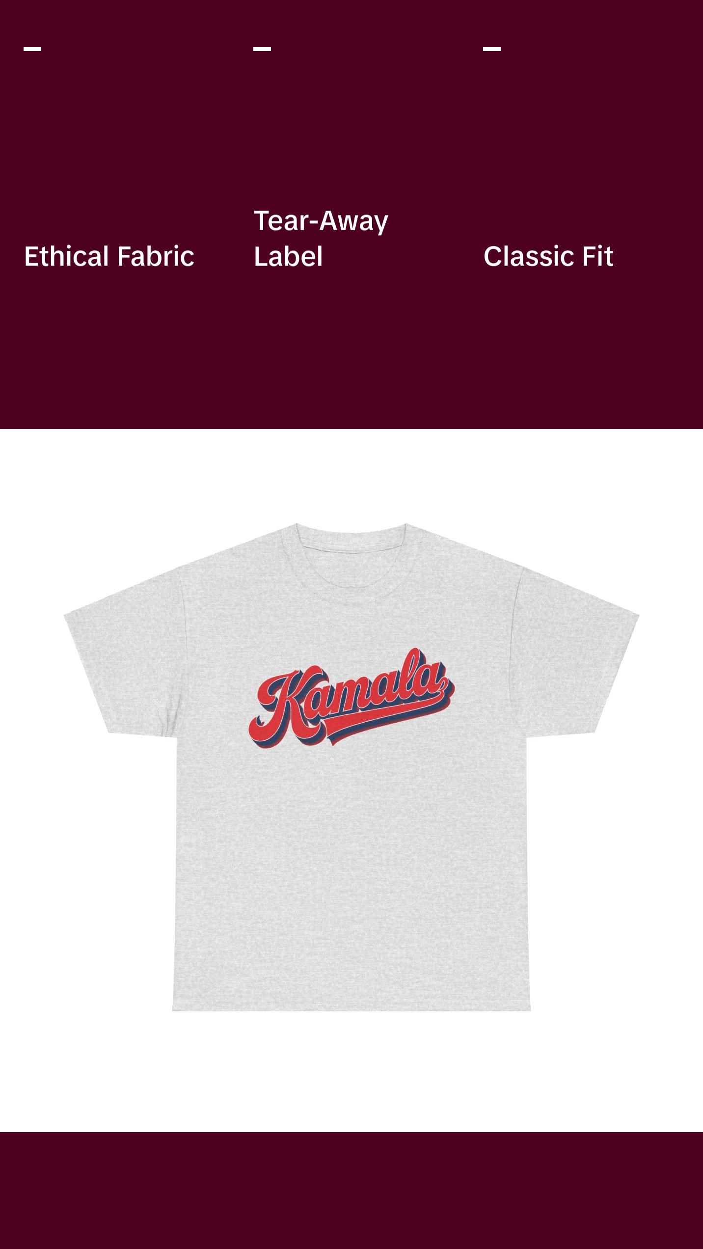 Kamala - Unisex Heavy Cotton Tee