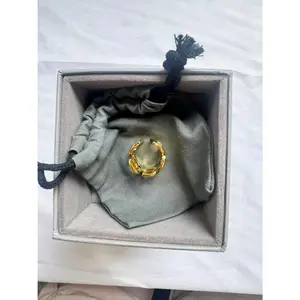 Unisex Initial Ring | Adjustable, Minimalist Style. Elevated Metal Finish. Suitable for Men and Women.