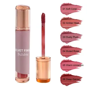 Velvet Matte Liquid Lipstick Set – 6 Shades of Long-Lasting, Smudge-Proof Color – Non-Sticky, Comfortable Matte Finish, Perfect for Everyday or Night Out