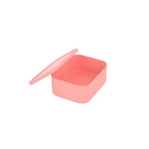 Silicone Lunch Box for Office Workers, Microwave Safe, Lightweight High Aesthetic Sealed Food Container, Portable Meal Prep Organizer, Silicone Bento Box