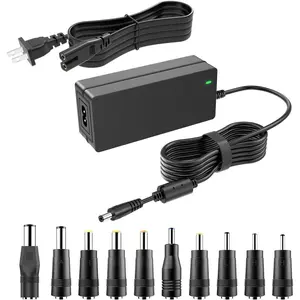 19V DC Power  19V 3.42A Power Adapter for 65W 45W Laptop  Speaker Compatible with //Gateway/ Laptop for //  Power Cord with 10tips