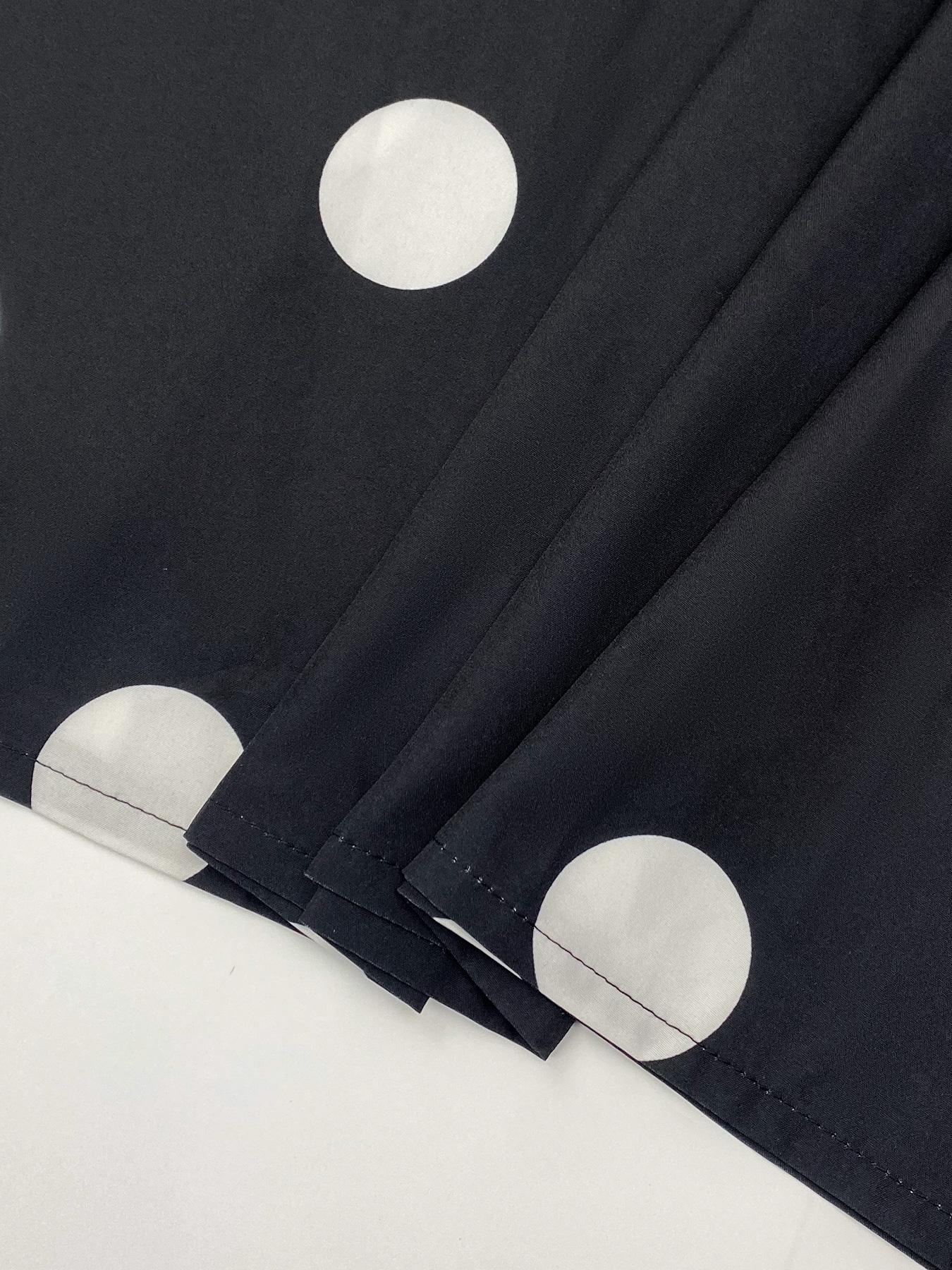 Wodubu Women's Casual Polka Dot Maxi Dress - Lady's Fashionable, Comfortable Spaghetti Strap Smocked Loose Beach Vacation Dress with Pockets