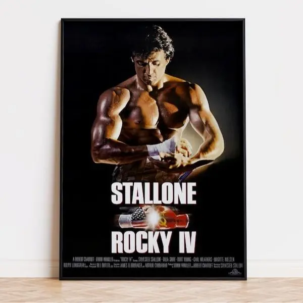 Rocky IV Movie Poster, High Quality Ready To Print, Quality Paper Rocky Balboa, Boxing Poster