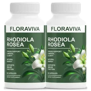 Rhodiola Rosea Capsules - Floraviva for Energy, Focus, Mood 2-Pack