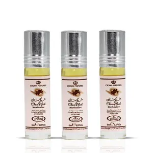 Al Rehab 3-Pack Choco Musk Marshmallow Perfume Oil Roll-On - 6ml Gourmand Fragrance with Strawberry Marshmallow & Cocoa Sweet Fluffy Addictive Arabian Dessert Scent