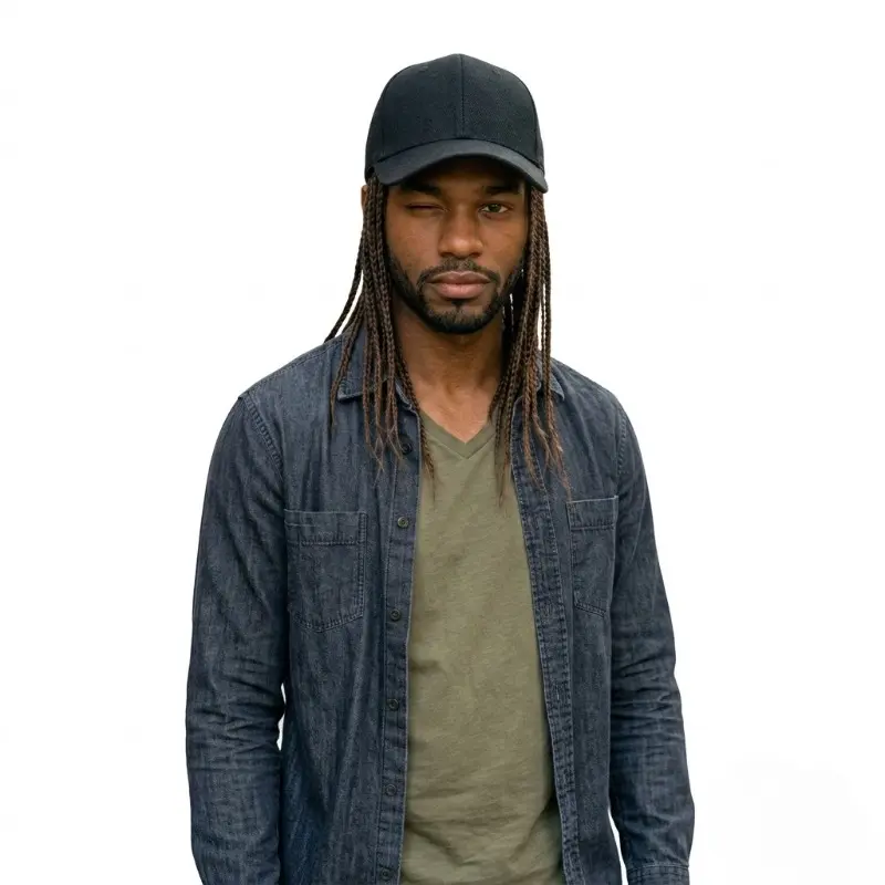 帽子 P.L.N long hair cap Wig Baseball cap with long wavy synthetic hat and hair extensions