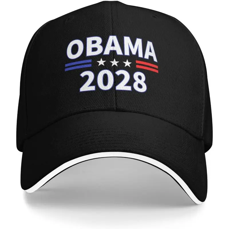 Obama for President 2028 Adjustable Casual Hat - Funny Trucker Baseball Hat for Men, Casual Trendy Sports & Outdoor Accessory, Adjustable Casual Hats, Casual Trendy Hat