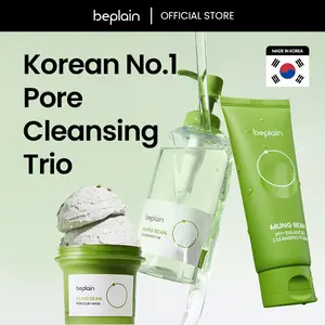 [beplain Official] Korean No.1 Pore-Cleansing Trio | Facial |  Skin Repair |  Cleansing Oil | Korean Skincare |  Foam | Clay Mask | Glow Kit | Special Porecare Calming