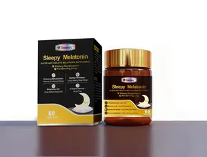 Brenox Melatonin Supplement - 5mg Melatonin + Vitamin B6 Sleep Enhancer, 30-Minute Fast-Absorbing Chewable Supplement for Ages 25-50, 60 Tablets (2-Month Supply), Drug-Free Anxiety Support, Safe & Non-Addictive
