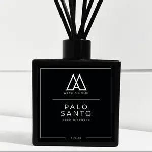 Palo Santo Reed Diffuser - Sacred Wood, Soft Citrus, and Warm Woods (5 oz)