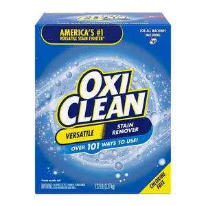 OxiClean Versatile Stain Remover Powder 7.22 lbs Oxygen-Based Cleaner for Laundry Carpets & Hard Surfaces Chlorine-Free
