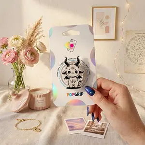 Cute Demon Goat Phone Grip Holder Creepy Cute Griptok Stand Aesthetic Witchy Goth Funny Baby Goat Phone Accessories Gift for Her Women Teen Girls