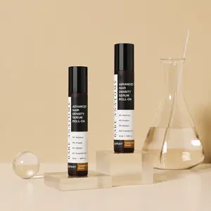 Advanced Hair Density Serum Roll-On with Redensyl, Rosemary, Rice Water -25 ml-Pack of 2
