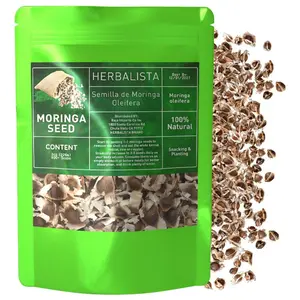 NEW 2026!!! Herbalista Moringa Seeds | 3.5oz (100g) Approx. 350+ Seeds | Premium PKM1 Variety | Snacking & Planting | Non-GMO | Wildcrafted Drumstick Tree (Malunggay) | Moringa Oleifera Semillas