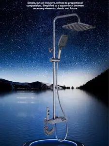 Shower Shower Home Thermostat Pressurized Bathroom Sprayer Bathroom Rain Faucet