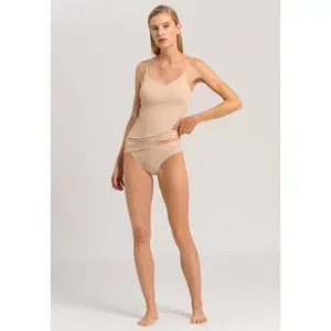Hanro Cotton Seamless Hi-cut Full Brief