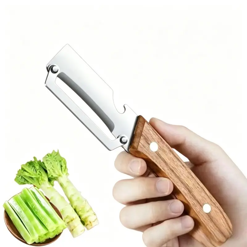 2pcs Heavy-Duty Fruit Peeling Knife: Multi-Purpose Stainless Steel Tool for Pineapple Eyes and Sugar Cane Rind. Perfect for Home Canning, Fruit Platter Preparation, and Gift Baskets for Cooking Enthusiasts Who Love Exotic Fruits