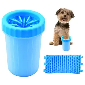 Portable Pet Paw Cleaner, Pet Paw Cleaning Tool, Silicone Pet Paw Scrubber, Pet Bath Accessories, Dog & Cat Grooming Supplies