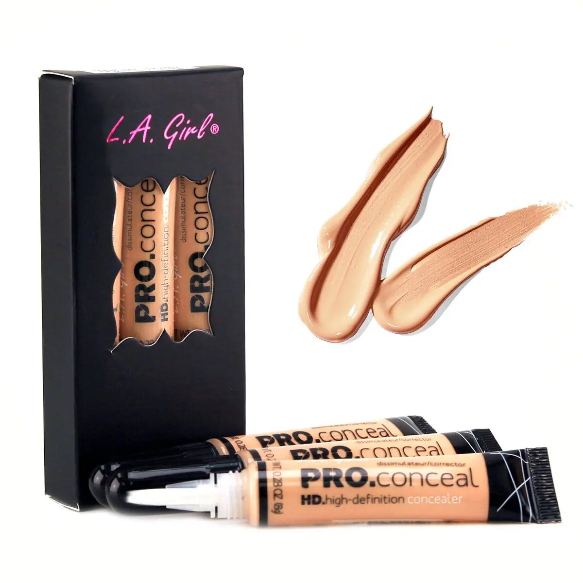 L.A. Girl Pro Conceal HD Concealer, Yellow Corrector, 0.28 Ounce